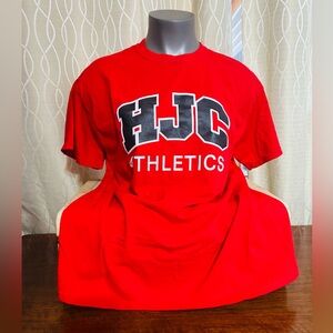 Red HJC Athletics Society Cotton Short Sleeve T-Shirt